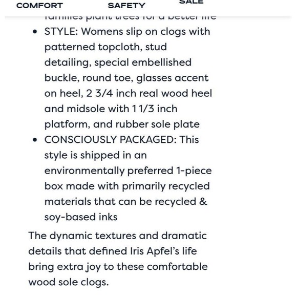 Dr Scholl's x Iris Apfel Original Joy Clog $240 Retail - 7 NIB Limited Edition - Picture 9 of 13